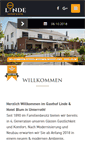 Mobile Screenshot of blum-hotel-gasthof.de